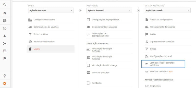 configuracao comercio eletronico google analytics configuracao comercio eletronico google analytics