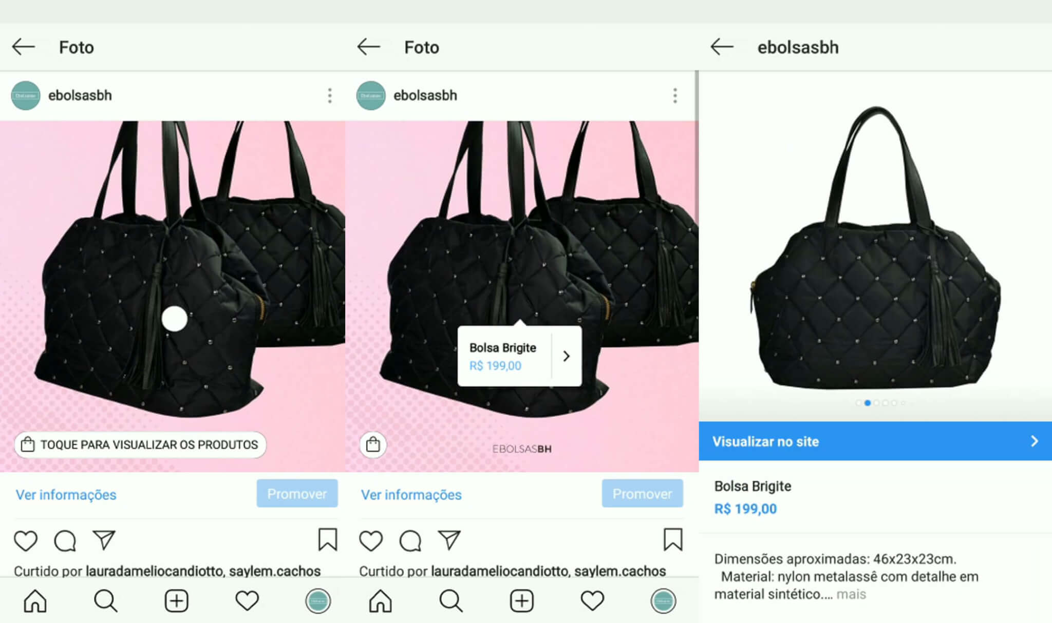Catálogo de Produtos Instagram